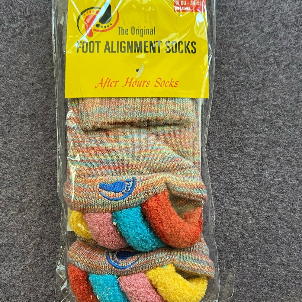 NEW unopened My Happy Feet/after hours foot alignment socks. Size Medium…